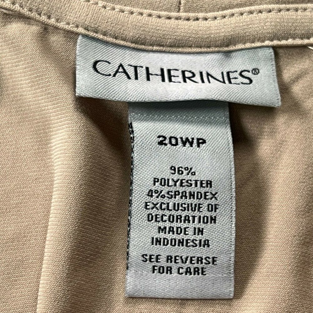 New Catherines 2 Piece Tank Blouse Cardigan Cover Up Women's Plus 20WP B… - Picture 5 of 10